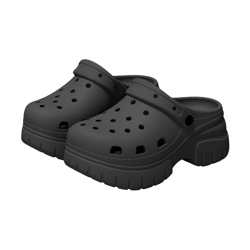 Hohe Schuhe, Damenschuhe, Rutschfeste Schuhe, Verschleißfeste Schuhe, Erhöhende Schuhe, Sandalen