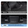 Heenvn Car Under Seat Corner Anti-kick Protector For Tesla Model Y Juniper 2025 2026 ABS Rear Seat Slide Rails Guard Kit Cover