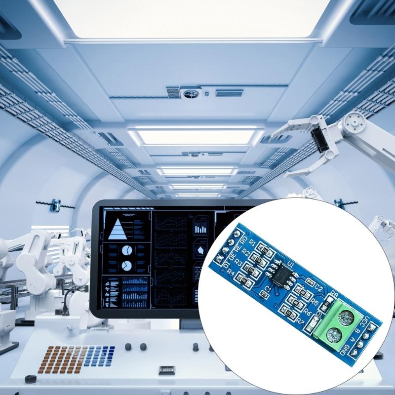 MAX485 RS485 Transceiver Module TTL To RS485 Module Transmission Development Board For Microcontroller Accessories