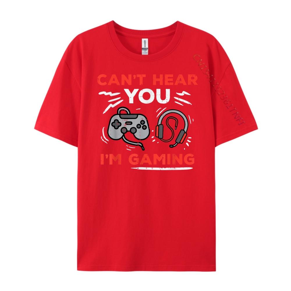 Gamer Cant Hear You Im Gaming Funny Boys Kids Men Youth Teen Teeshirt Men Mens Shirts Character Tees S