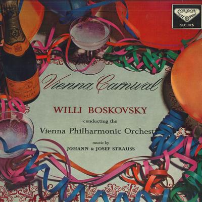 LP Record WILLI BOSKOVSKY, VIENNA PHILHARMONI - Vienna Carnival Johann & Josef Stra SLC1126 LONDON - Japan Classical Used