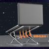 Laptop tablet adjustable made of aluminum storage bag 1pcs stand, stand, stand, foldable, angle, alloy, silver, included,