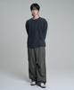 Mubeun Parachute Wide Elastic Pants Khaki