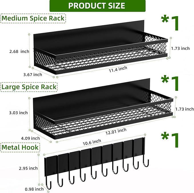 Non-punching Magnetic Refrigerator Rack Side Storage Kitchen Seasoning Multifunctional Side Seasoning Hanger