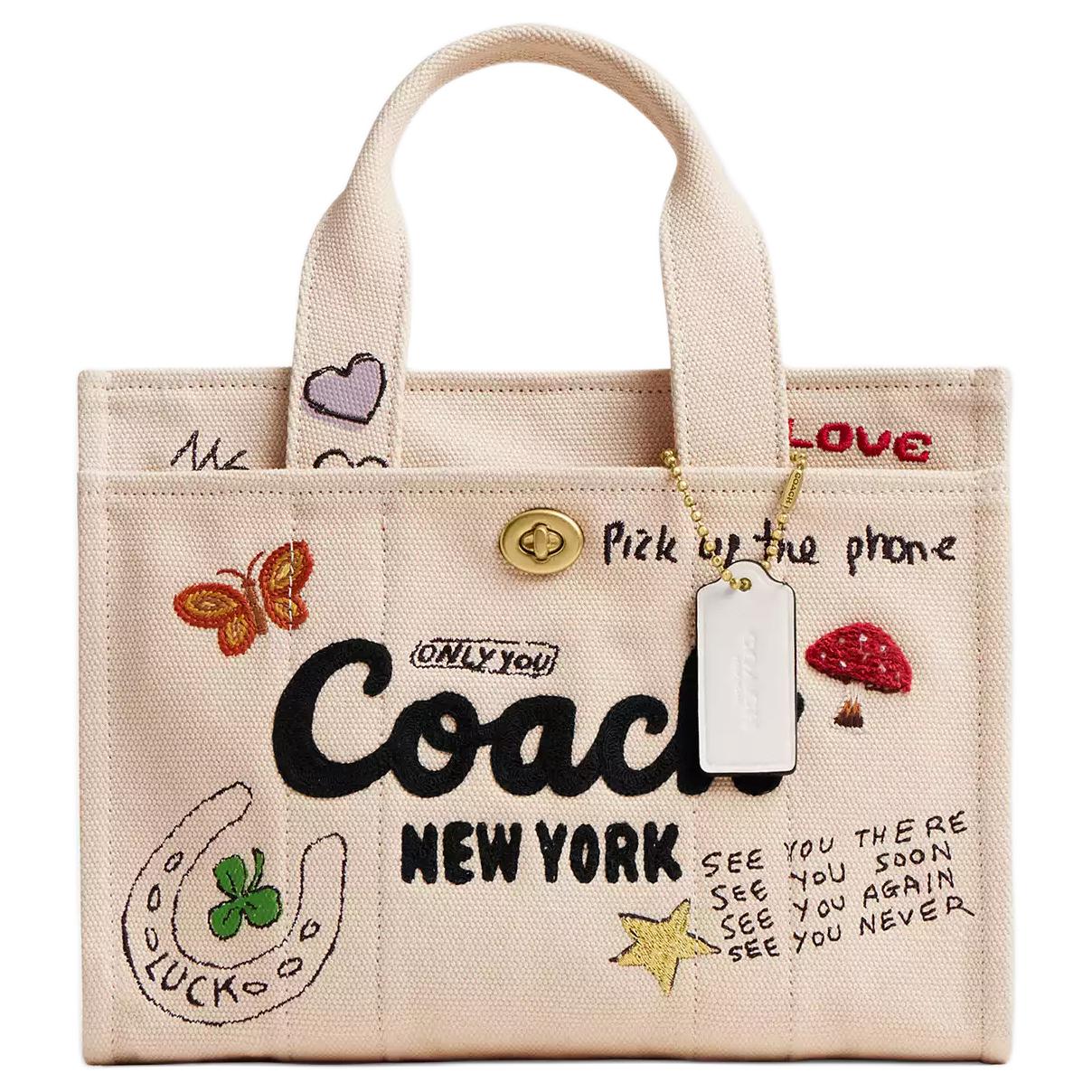 

Coach Cargo Tote 26 Sketch Print Natural Multi Daily Commute CAM64-B4NP Basic Set (Bag+Dust Bag)