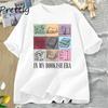 Retro Nine Palace Grid Book Tshirt Retro Romantic Smurfs Pattern Tshirt Book Friend Bookish Tshirt Summer Womens Top