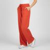 Red Orange Wide Pants Woman