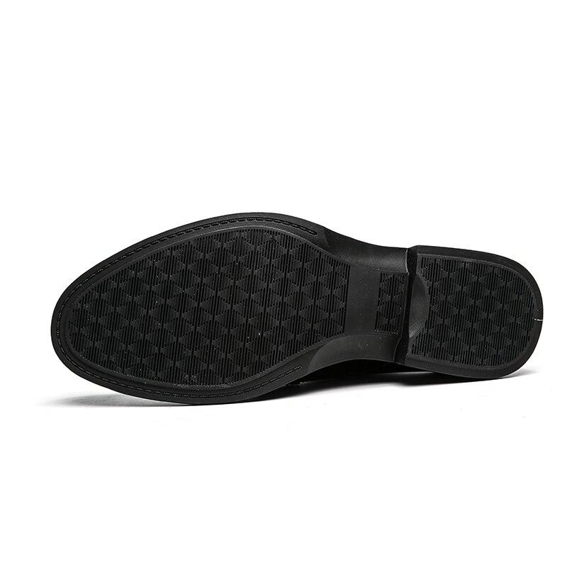 New Men Oxford Glossy Leather Dress Shoes Lace Up Flats Male Casual Shoes Footwear Loafers Men Big Size 38 -44 %