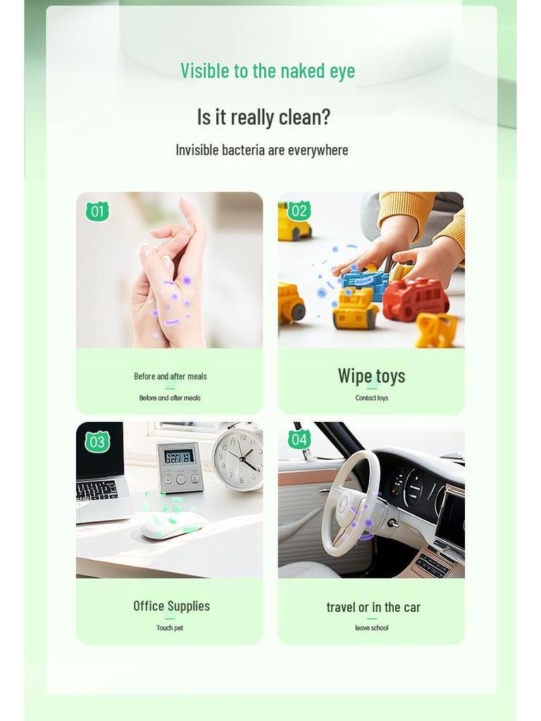 Dettol Hygienic Non-Alcoholic Wipes for Travel and Home Use