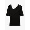 VOV Unbalance Rib Knit Pullover 7156350001