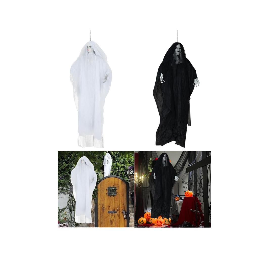 Halloween Hanging Ghosts Halloween Decorations Costume Funny Lightweight Light