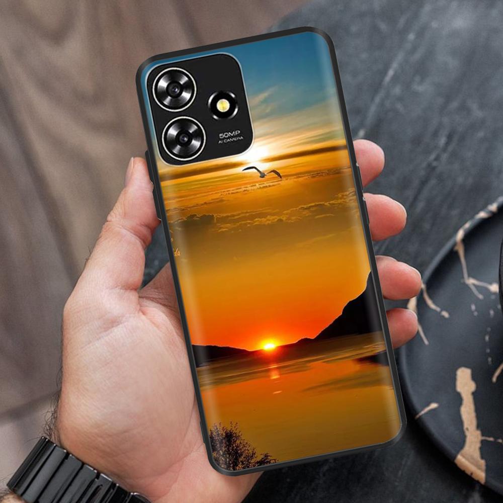 For ZTE Blade A73 Case Soft Black Silicone Bumper Phone Cover Funda For ZTE Blade A73 5G Cases For ZTE Blade A73 4G Fundas Coque