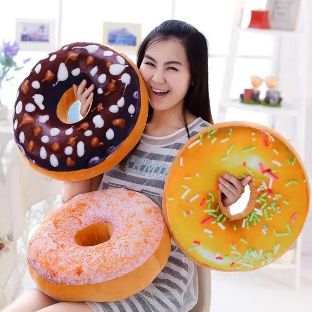 Super Soft Donuts Pillow Home Cushion Cute Nap Pillow Creative Sleeping Pillow