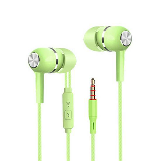 VPB S12 Heavy Bass sportovní kabelová sluchátka do uší s mikrofonem