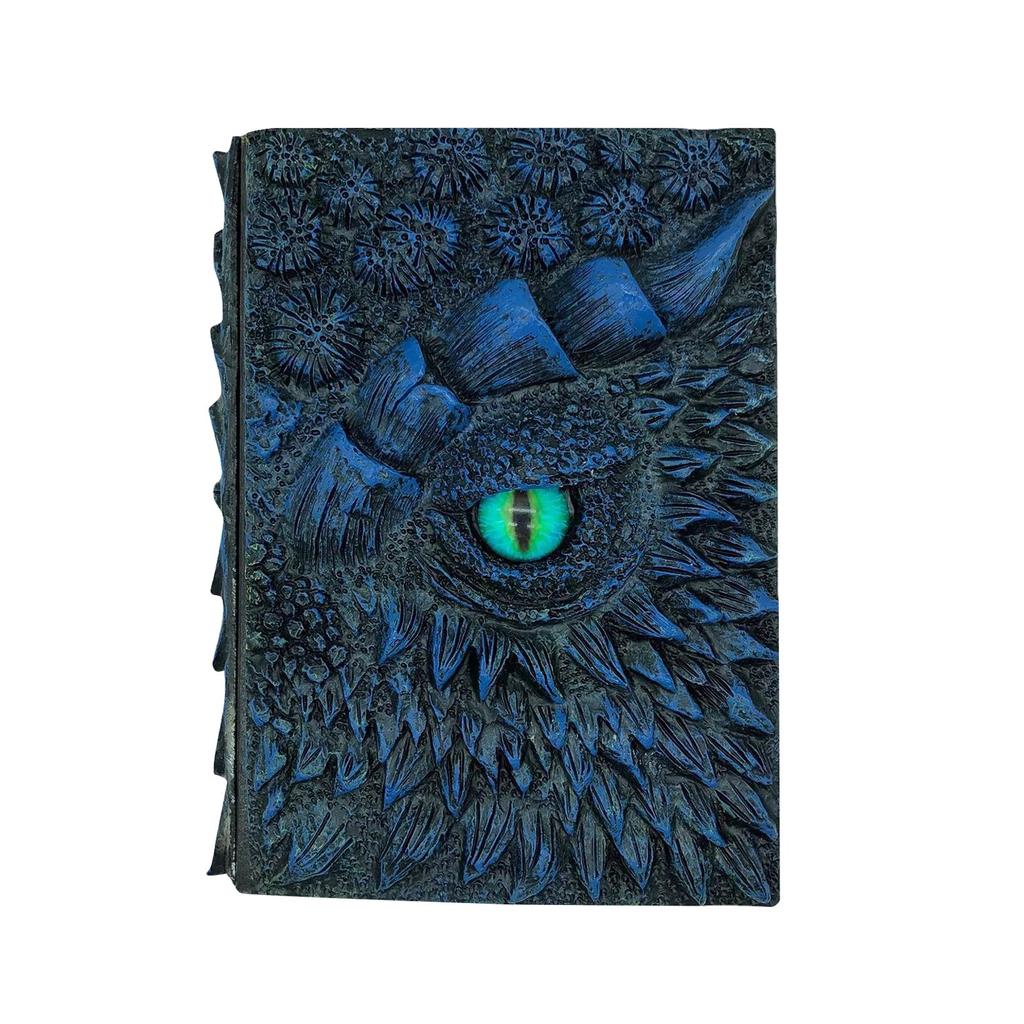 Pryskyřičný drak Knižní deník Barevný hvězdný barevný zápisník Kožený tenký zápisník