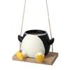 Hängende Schaukel Pinguin Pflanzgefäße Pinguin Pflanzgefäß für Innen Außen Pflanze Niedliche Pinguin Blumentöpfe Sukkulententöpfe