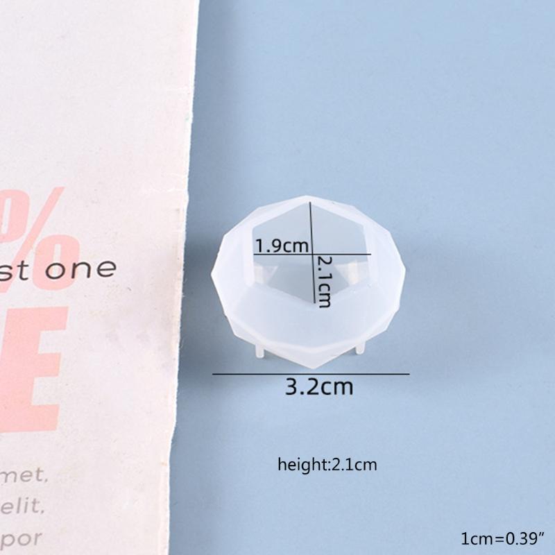 Handicrafts Crystal Epoxy Resin Mold Desktop Ornaments Silicone Mould Handmade DIY Crafts Diamond Jewelry Casting Mold