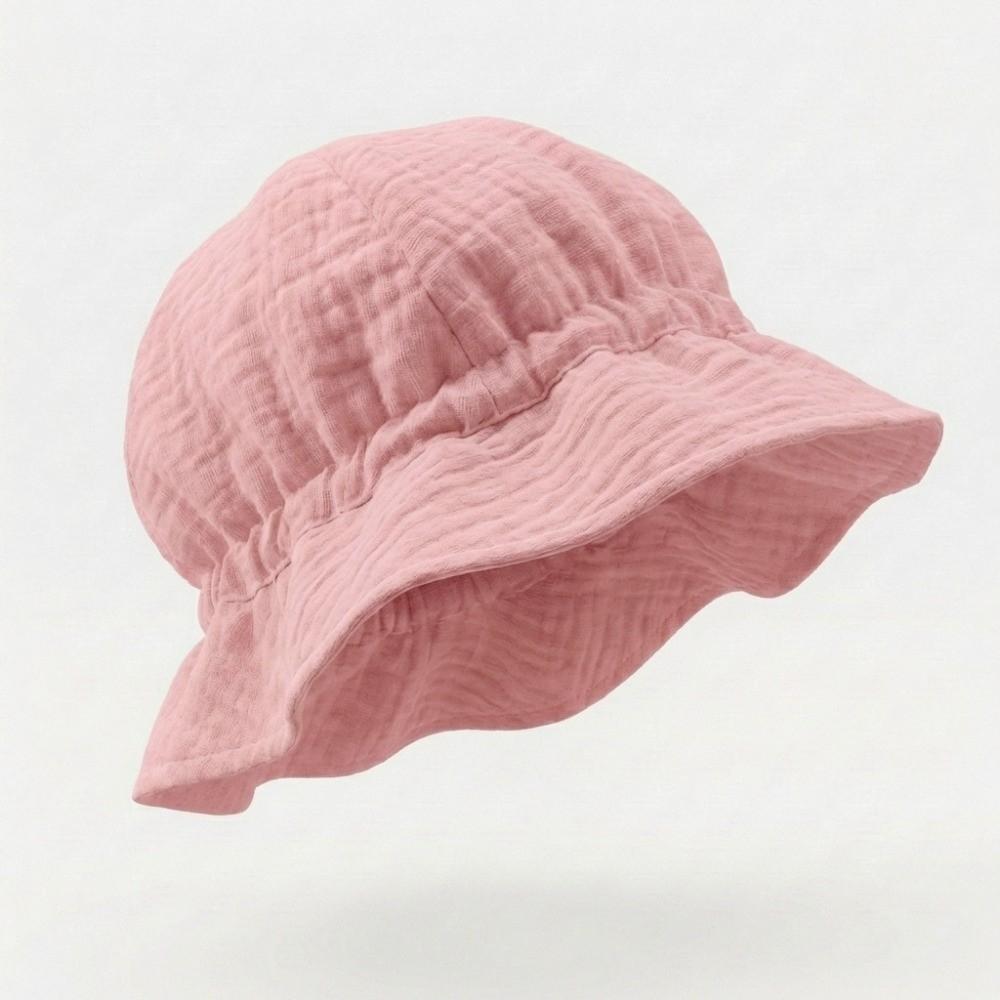 Cotton Muslin Baby Summer Hat Breathable Gauze Baby Fisherman Hat Summer Season