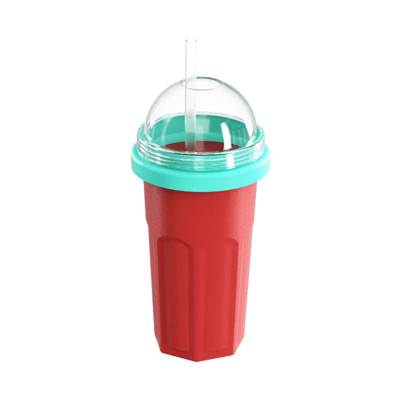 Slushy Squeeze Cup: Fast-Cooling Silicone Smoothie & Ice Maker Cup