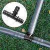 34Pcs 1/2 Inch Drip Irrigation Fittings Kit, Includes Straight Connector Tee Elbow Plug for 16mm Garden Watering Hose Tubing