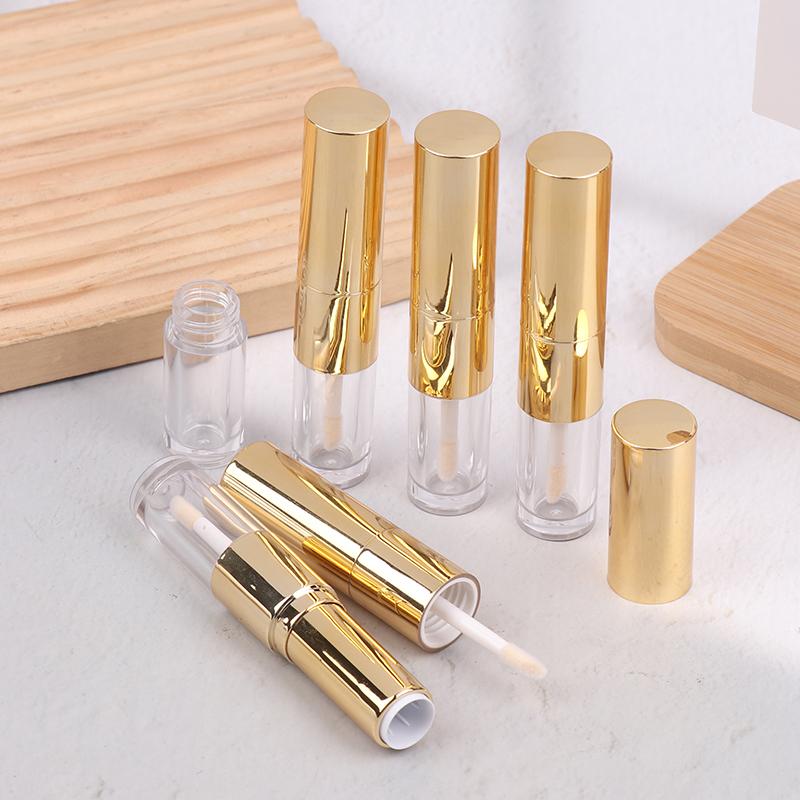 Double-Ended Empty 2.5Ml Clear Lip Gloss Tube Refillable Lip Balm Bottles Lipstick Containers For Travel Women Girls Diy Makeup