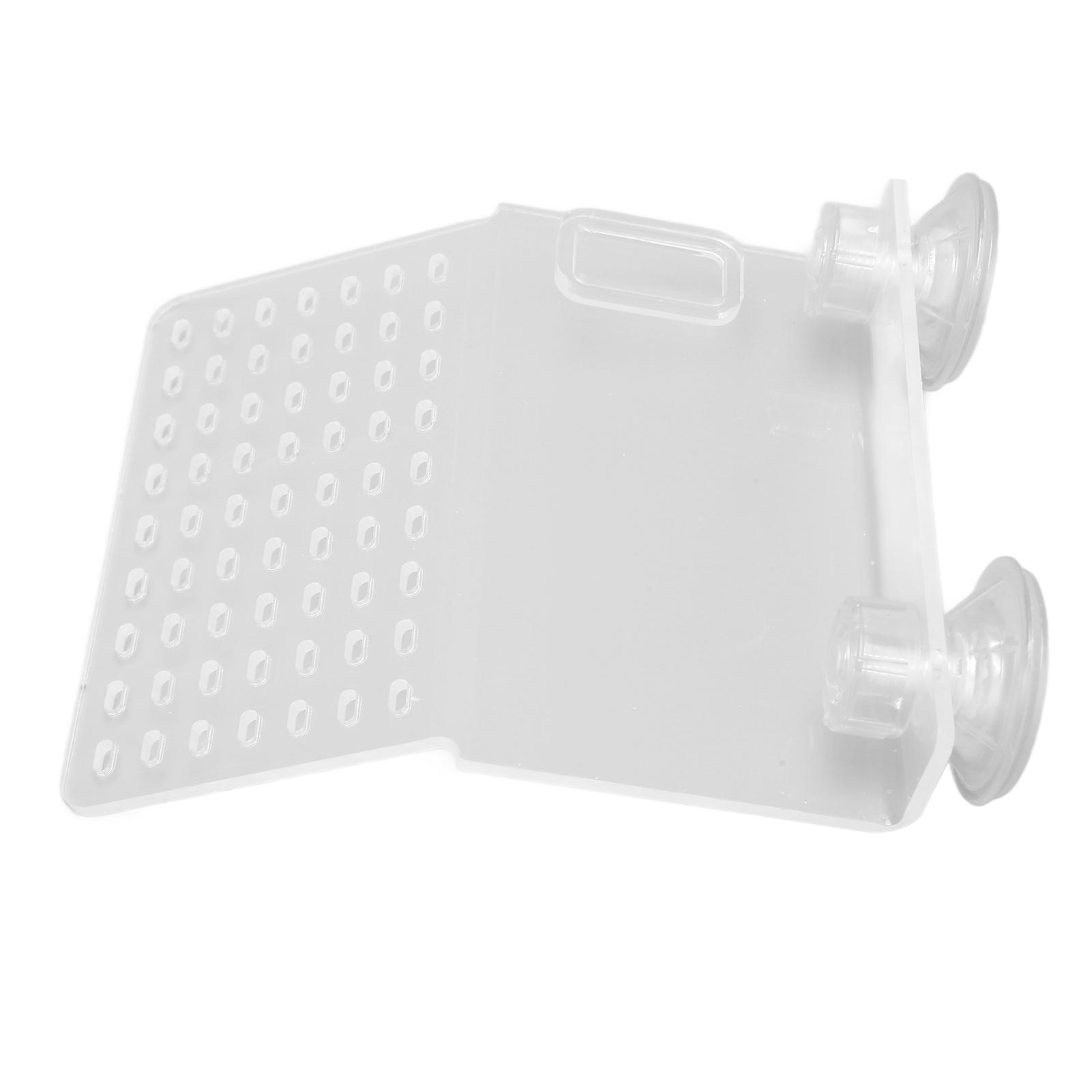 Reptile Basking   Multipurpose Transparent Acrylic   Dock Basking   with 2 Suction Cups