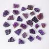 Natürlicher Amethyst Erz Rohstein Lila Kristalle Cluster Druse Geode Mineral Gestein Heilquarze Spitze Energie Zauberstab Handwerk