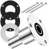Straight Thru Hull Exhaust Skin Fitting Stainless Steel Tube Pipe Socket Hardware Part of Air Diesel Heater For Boat Marine Car