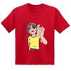 Camiseta 100% Algodão Nezuko Kamado de Demon Slayer Verão 2026 Nova Estampa de Anime Manga Curta Casual Solta para Pais e Filhos