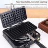 Waffle per Colazione Torta Macchina per Cuocere Pad per Uova a Bolle Antiaderente Pane Tostato Pad per Friggere Lato Doppio Strumento da Cucina Portatile