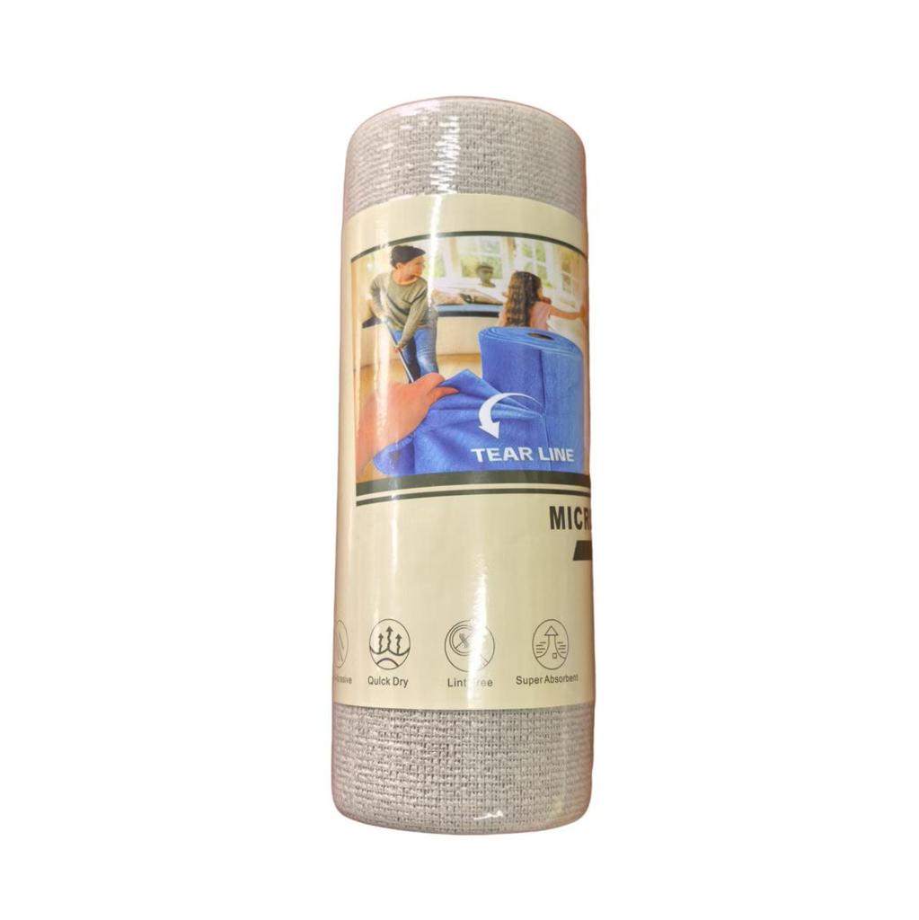 Tearable Disposable Kitchen Cleaning Wipes - Absorbent Roll for Weekly Use