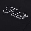 Fila Logo Embroidered Zipper Hooded Jacket Women Jackets Black F11W439505FBK
