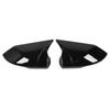 1 Pair Rearview Mirror Cap Gloss Black Side Mirror Cover Housing Replacement for Elantra CN7 2021 To 2023