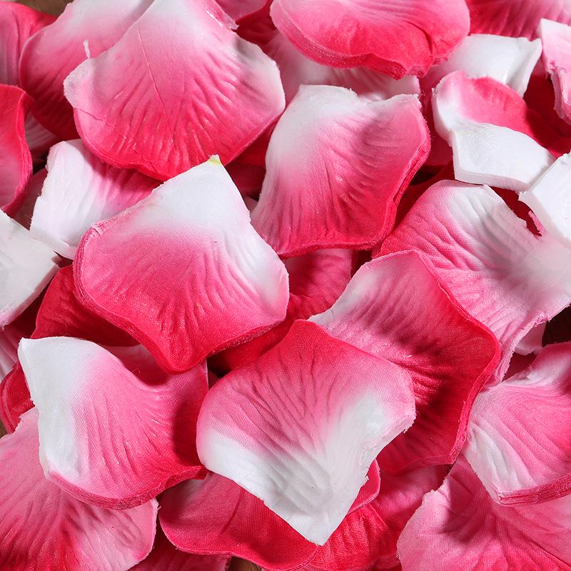 Non-Woven Artificial Rose Petals for Wedding Decorations and Hand-Thrown Arrangements