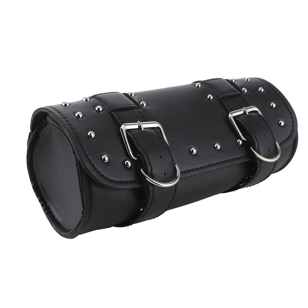   Motorcycle Bag PU Leather Saddlebag Motorbike Roll Luggage Motor Replacement