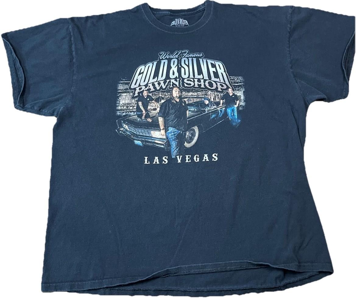 World Famous Gold & Silver Pawn Stars Size 2XL T Shirt TV Show Las Vegas Lincoln Unisex T-Shirt S