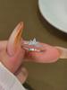 925 Sterling Silver Personalized Simplicity Crown Zircon Ring For Women Engagement Wedding Luxury High Quality Fine Jewelry