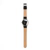 KLON INVISIBLE UNIVERSAL SHAPES BLACK 38mm Skeleton Watch with Transparent Leather Square for Men and Replacement Strap Available [rectangle] Strap,