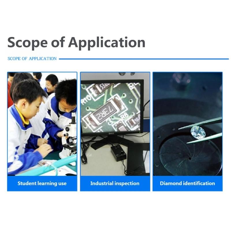 Tragbare digitale Lupe für Kinder mit 500-facher und 500-facher Zoomstufe, 3,5-Zoll-Display, ideal für die Entdeckung im Freien