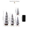 Mini Christmas Tree Ornaments Snow Pine Tree Christmas Decorations for Home Desktop Xmas Navidad New Year Gift DIY Crafts