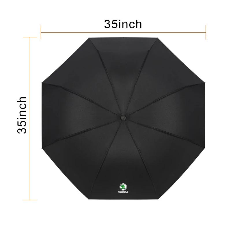 Car Auto-folding Automatic Umbrella/Sunshade Car Accessories for Skoda Octavia A5 A7 Fabia 1 Superb Kamiq Rapid Citigo S Kodiak dnhr35