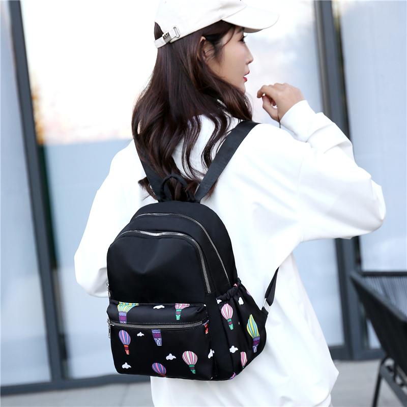 Rucksack Damentasche Neuer mehrschichtiger Outdoor-Reiserucksack mit großer Kapazität aus Nylon, lässiger Damenrucksack