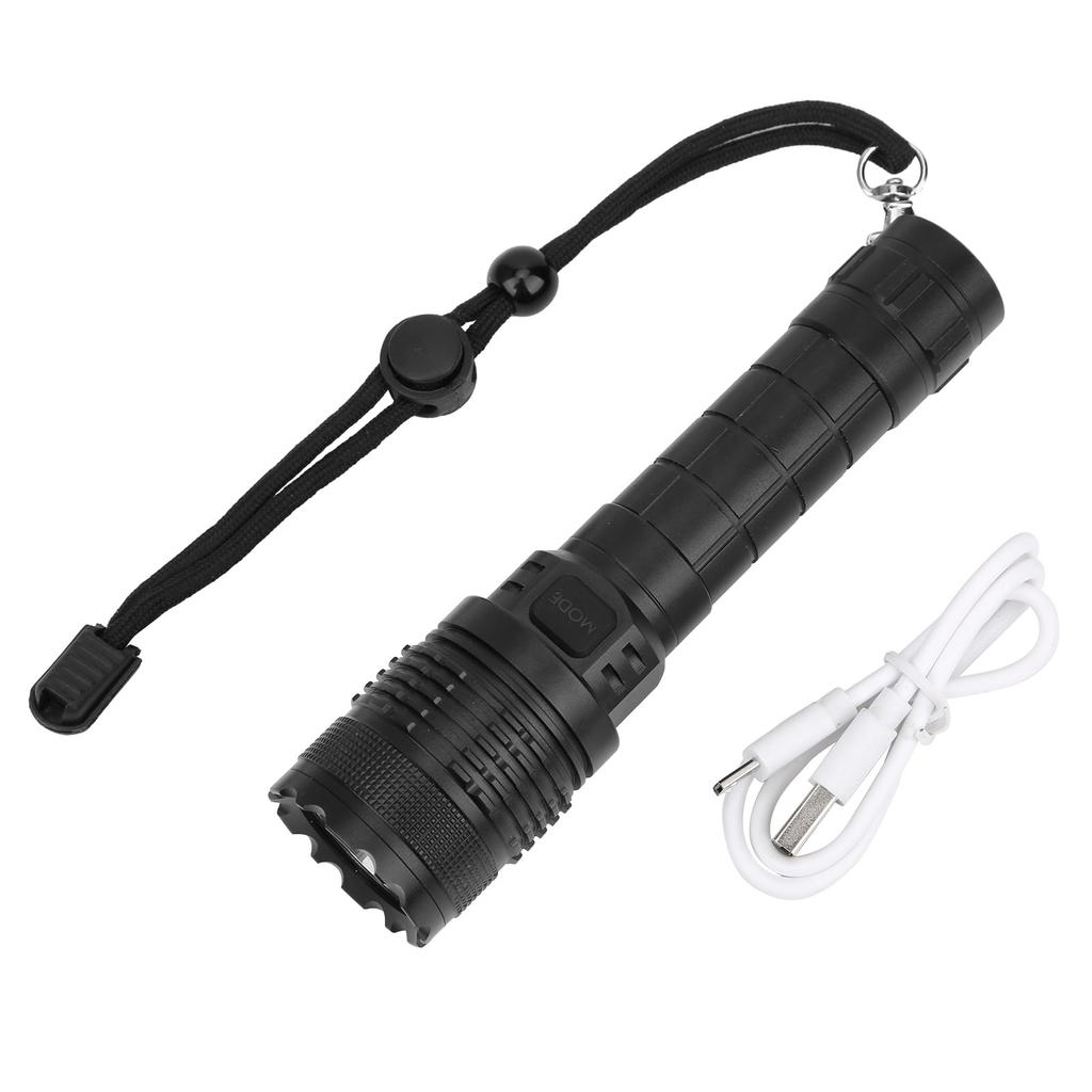 Outdoor Dringender Bedarf Tragbare Taschenlampe USB Wiederaufladbare Taschenlampe Multifunktion Wasserdicht
