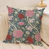 Classic MMorris Art Cushion Cover Short plush Doublesided Print Square Throw Pillow Covers Sofa Home Cushion Decor