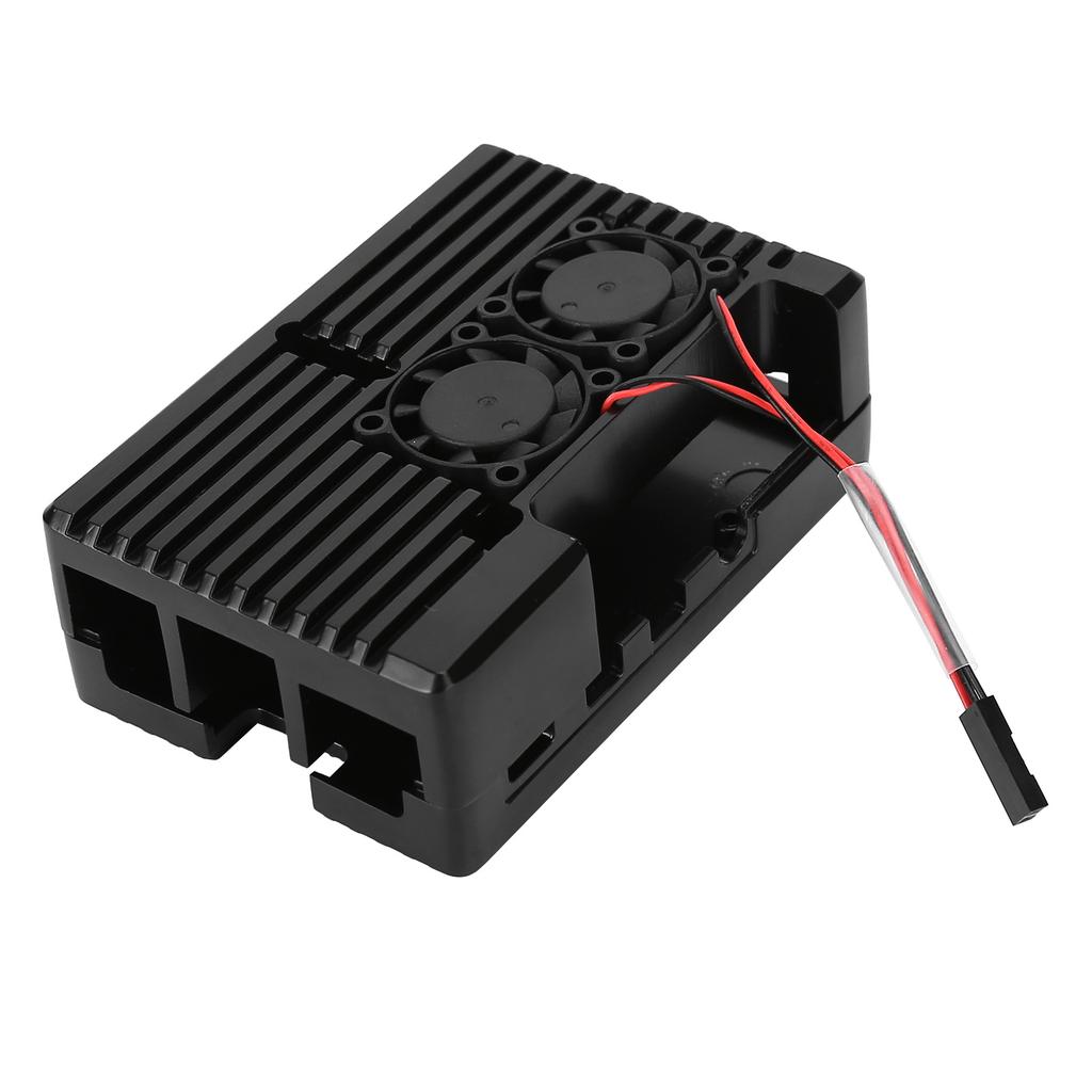 Case for Raspberry Pi 4 Cooling Shell Metal Box Aluminum Alloy Protective Enclosure with 2 Fan