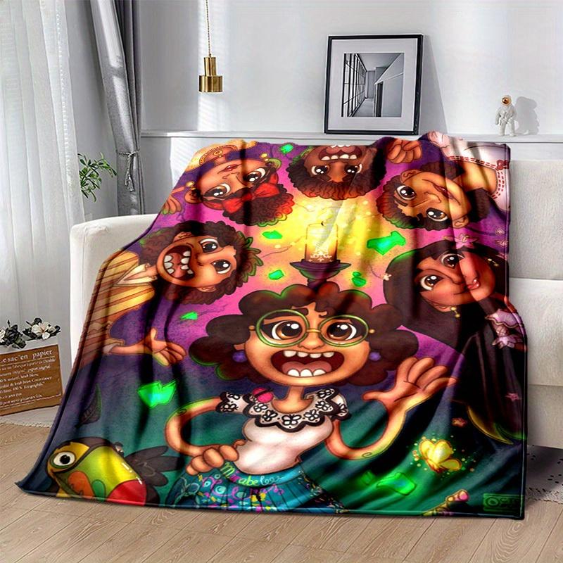 1 Stück. Cartoon Voodoo-Puppen Decke, Einzigartige Heimdeko für jede Jahreszeit, Perfekte Geschenkidee für Freunde und Familie, Lebendige Farben und Detaillierte Kunstwerke Mac