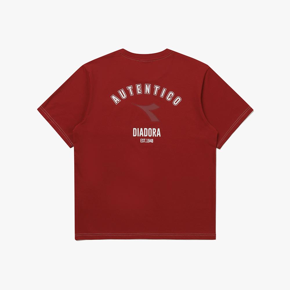 Diadora Airtex Pocket Short Sleeve T-Shirt Red