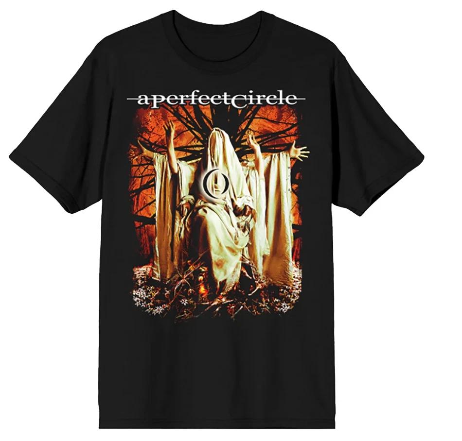A Perfect Circle Band Short Sleeve Cotton Black All Size T-Shirt 3XL