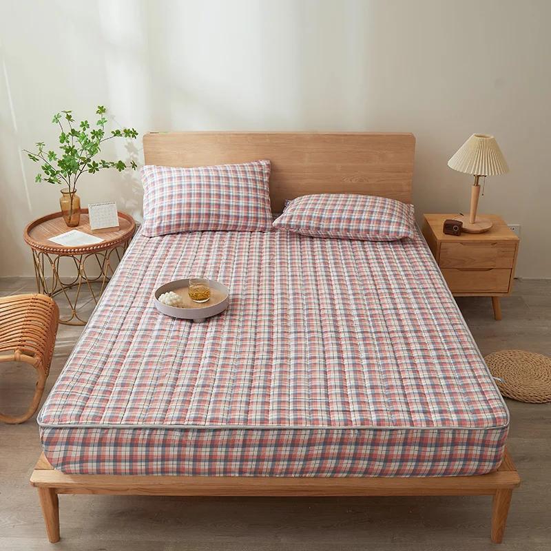 Waterproof Mattress Protector, Fitted Sheet Waterproof Mattress Cover, Breathable & Noiseless Mattress Pad, With Deep Pocket