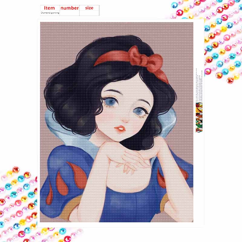 Disney Diamond Painting Set Snow White Home Decor Craft, Perfect Handmade DIY Gift Idea For Adults